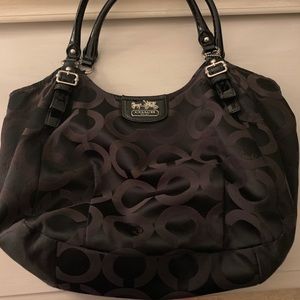 Black coach purse